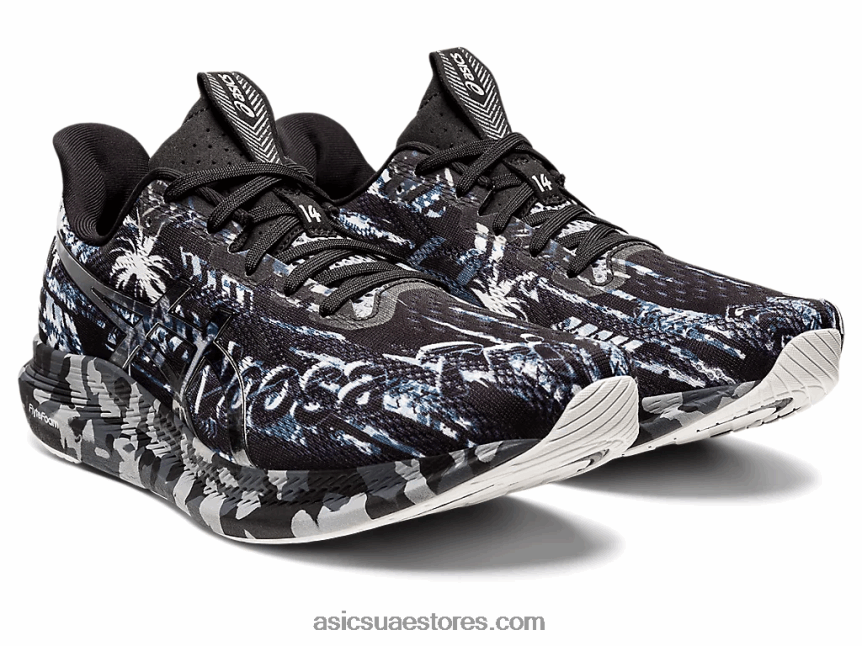 Asics أسود / فضي نقي نوسا تري 14 2N24DJ1027
