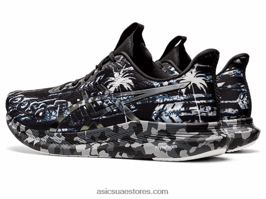 Asics أسود / فضي نقي نوسا تري 14 2N24DJ1027