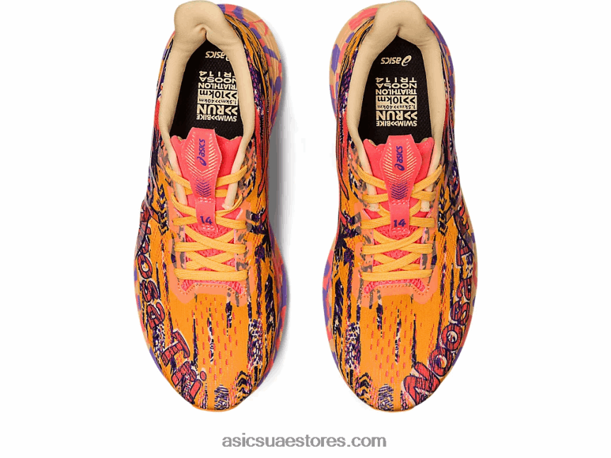 Asics البوب ​​البرتقالي / المرجان المتوهج نوسا تري 14 2N24DJ2383