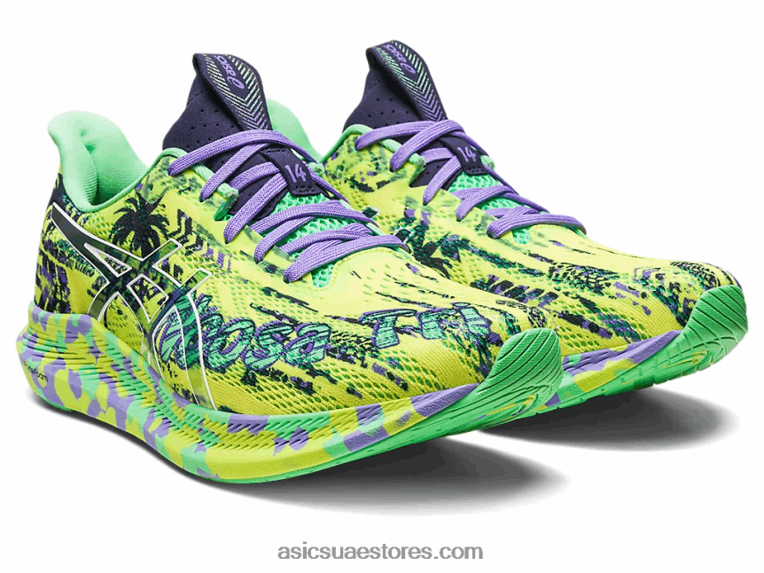 Asics سلامة أصفر / منتصف الليل نوسا تري 14 2N24DJ2412