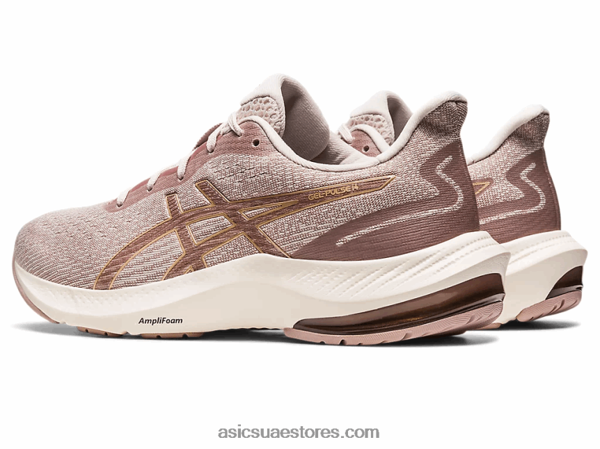 Asics البيج المعدني / الشمبانيا جل نبض 14 2N24DJ2456