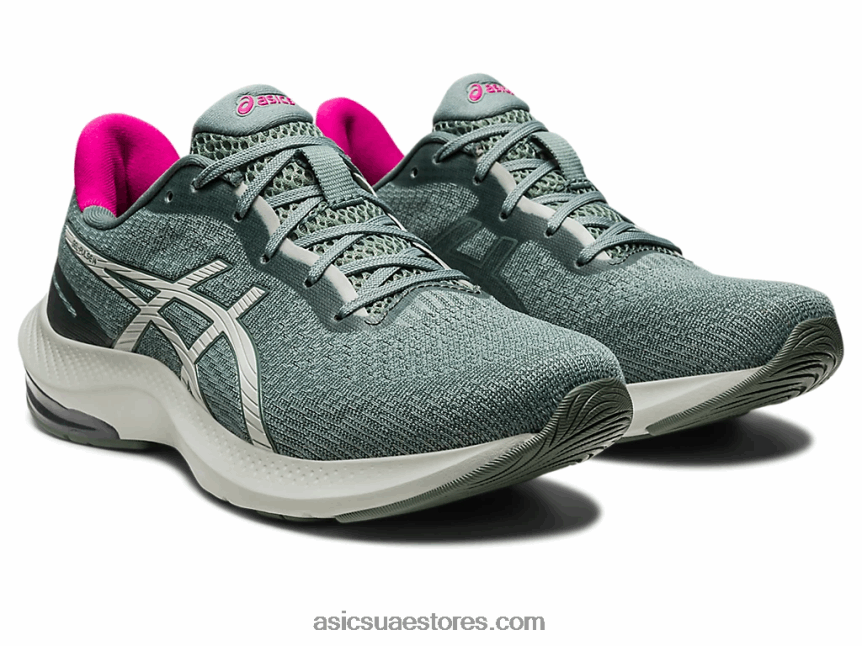 Asics لائحة الرمادي / اللبلاب جل نبض 14 2N24DJ2517