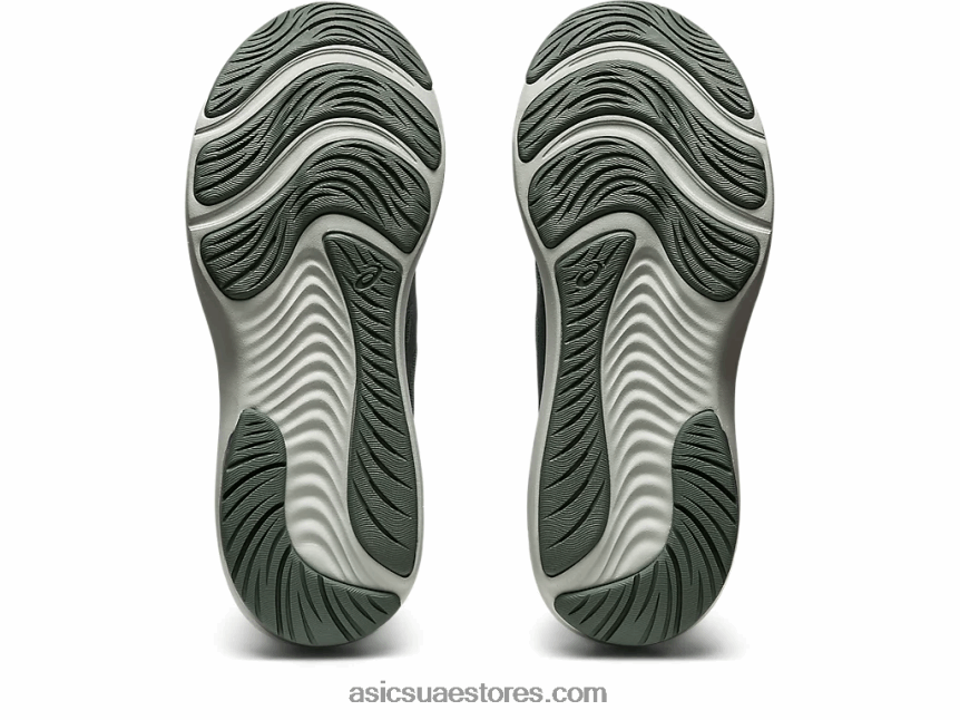 Asics لائحة الرمادي / اللبلاب جل نبض 14 2N24DJ2517