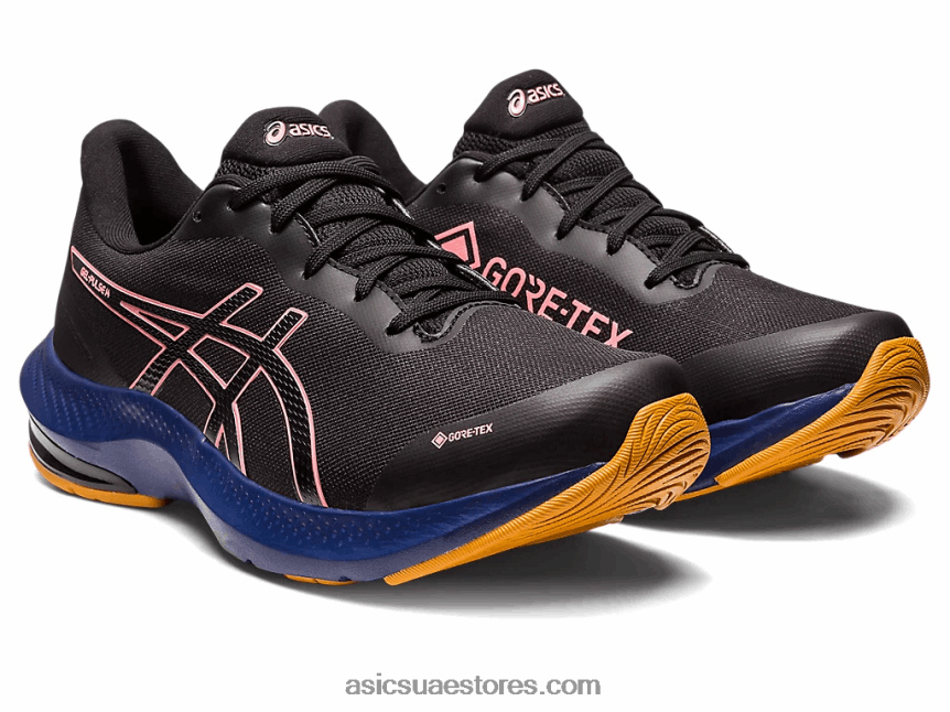 Asics أسود / بابايا جل النبض 14 جي تي اكس 2N24DJ2552