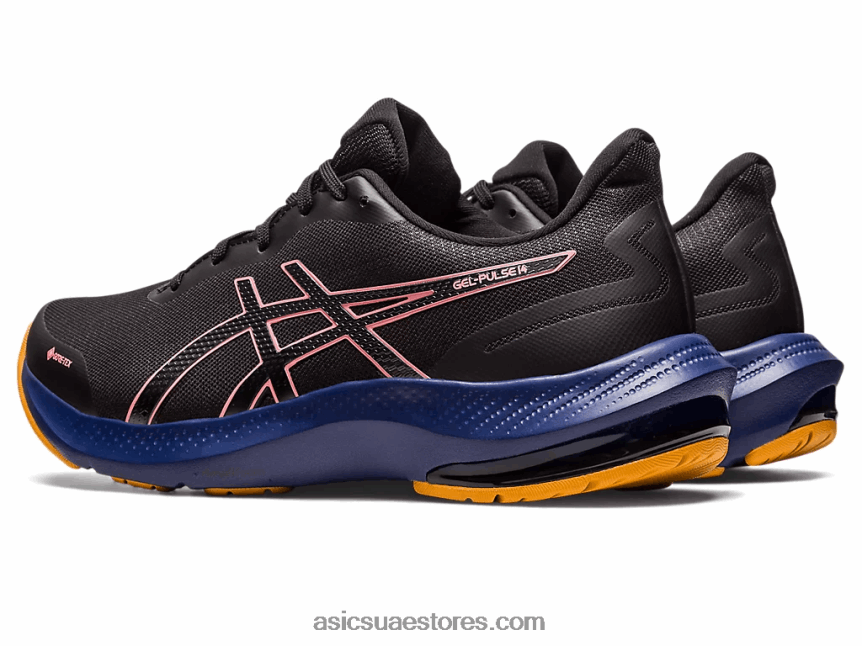 Asics أسود / بابايا جل النبض 14 جي تي اكس 2N24DJ2552
