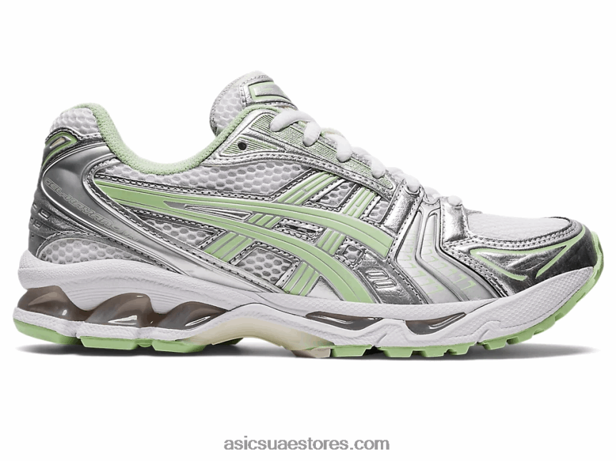Asics أبيض / اليشم جل كيانو 14 2N24DJ2876