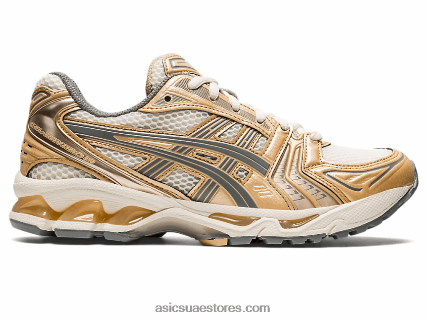 Asics كريم / طين رمادي جل كيانو 14 2N24DJ2900