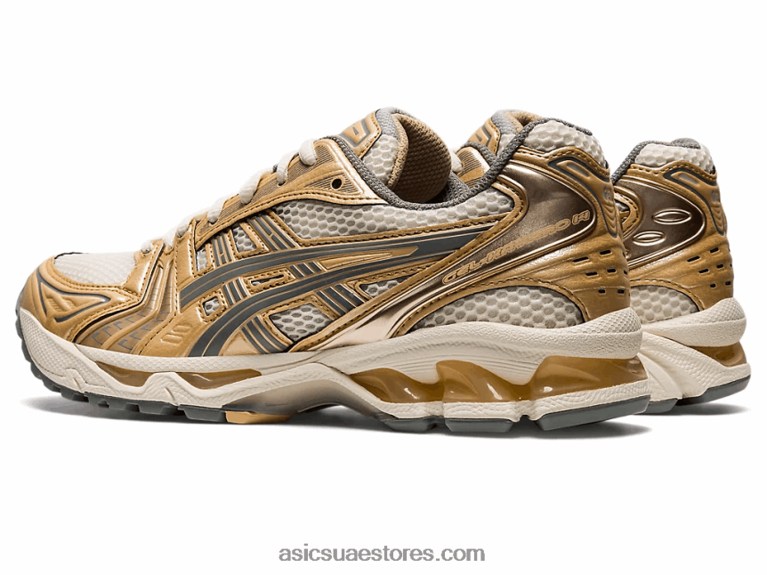 Asics كريم / طين رمادي جل كيانو 14 2N24DJ2900