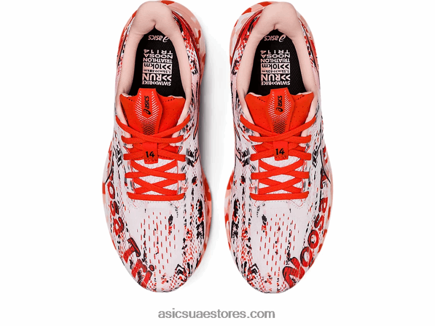 Asics أبيض أسود نوسا تري 14 2N24DJ3120