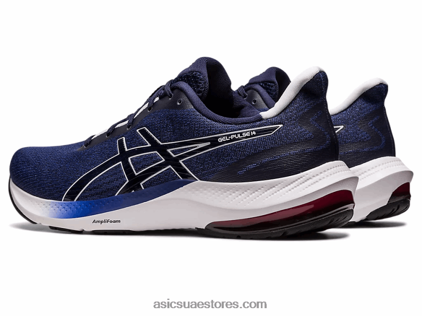 Asics أزرق نيلي / أبيض جل نبض 14 2N24DJ418