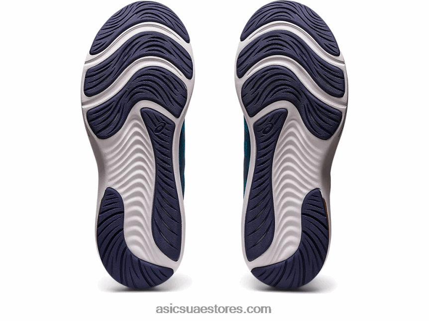 Asics الجزيرة الزرقاء / الشمس الخوخ جل نبض 14 2N24DJ437