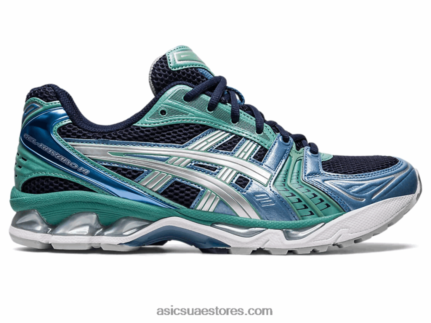 Asics منتصف الليل / الفضة النقية جل كيانو 14 2N24DJ56