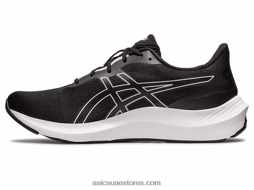 Asics أسود / أبيض جل نبض 14 2N24DJ560