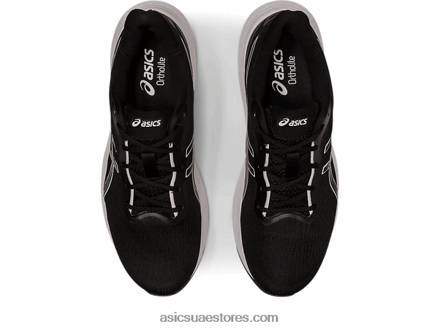 Asics أسود / أبيض جل نبض 14 2N24DJ560