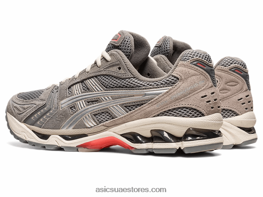Asics الطين الرمادي / الفضة النقية جل كيانو 14 2N24DJ653