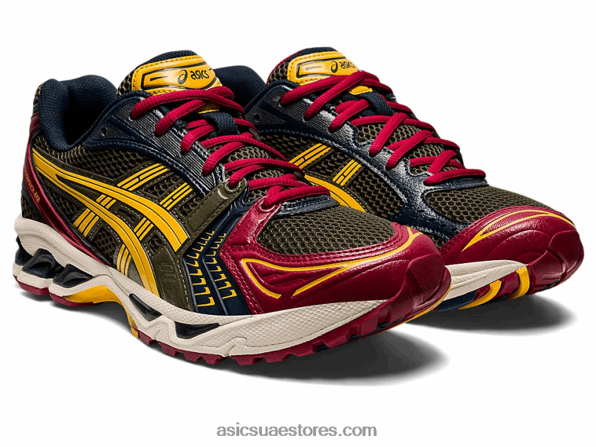 Asics قماش زيتون / عسل جل كيانو 14 2N24DJ988