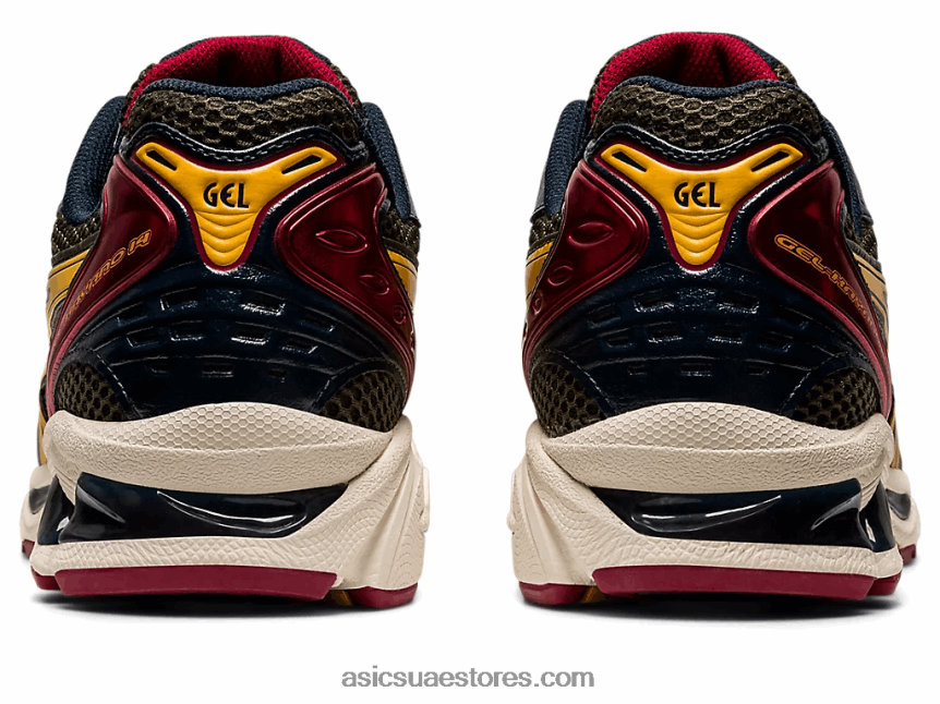 Asics قماش زيتون / عسل جل كيانو 14 2N24DJ988