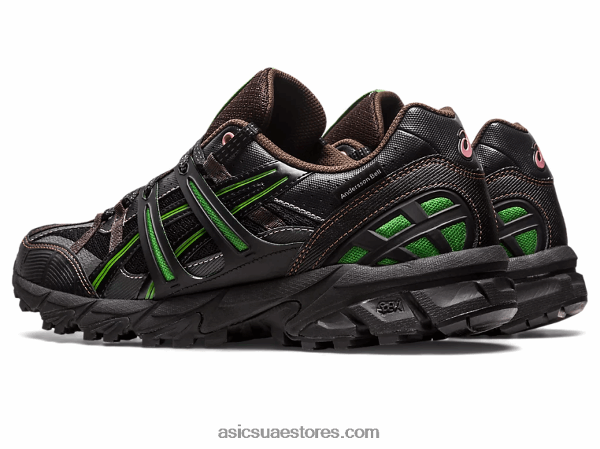 Asics أسود / أخضر جل سونوما 15-50 2N24DJ328