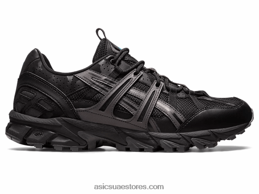 Asics أسود / سبج رمادي جل سونوما 15-50 2N24DJ873