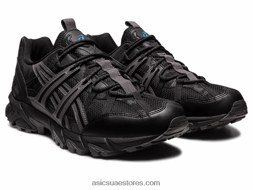 Asics أسود / سبج رمادي جل سونوما 15-50 2N24DJ873