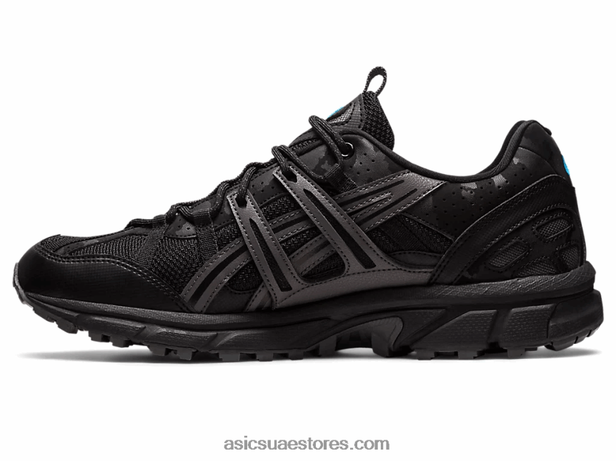 Asics أسود / سبج رمادي جل سونوما 15-50 2N24DJ873