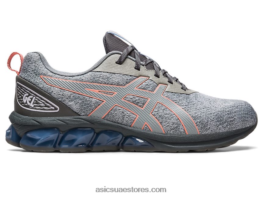Asics رمادي الحجر / رمادي غامق هلام الكم 180 السابع 2N24DJ109
