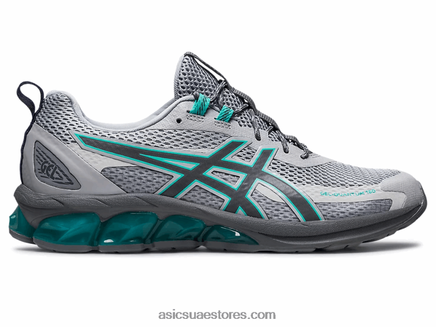 Asics الرمادي الجليدي / الشلال هلام الكم 180 السابع 2N24DJ114