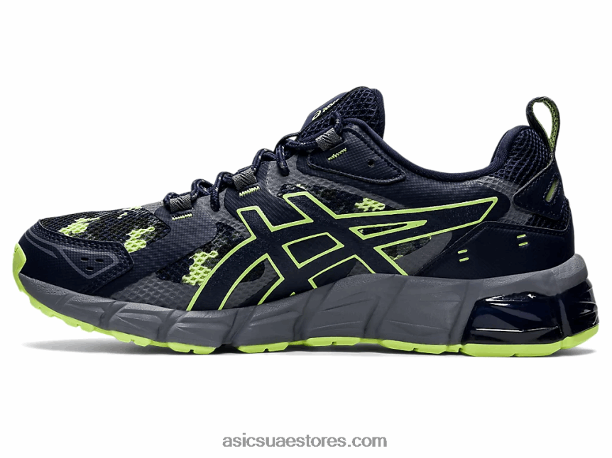 Asics منتصف الليل / أخضر ليموني جل الكم 180 2N24DJ1260