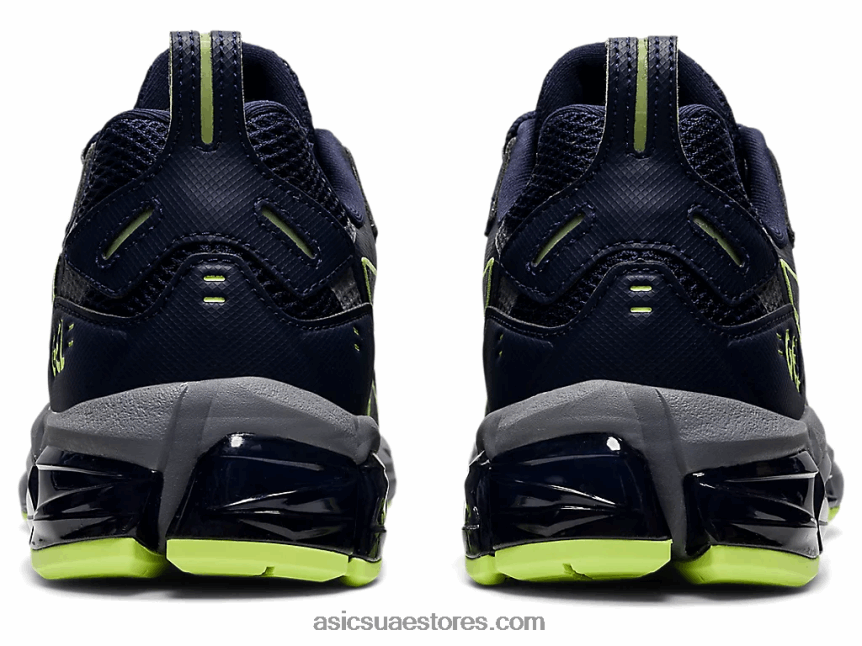 Asics منتصف الليل / أخضر ليموني جل الكم 180 2N24DJ1260