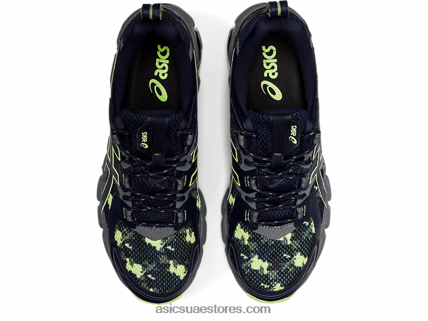 Asics منتصف الليل / أخضر ليموني جل الكم 180 2N24DJ1260