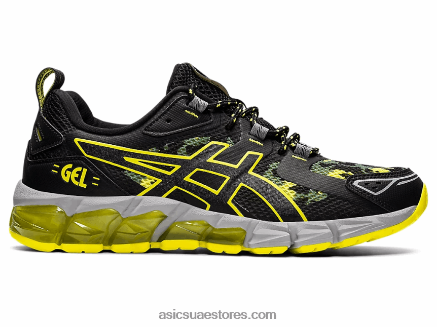 Asics أسود / حامض يوزو جل الكم 180 2N24DJ1264