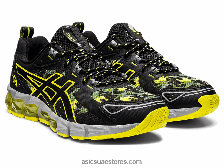 Asics أسود / حامض يوزو جل الكم 180 2N24DJ1264