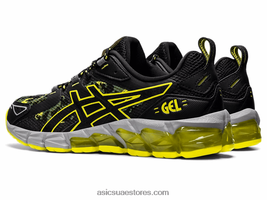 Asics أسود / حامض يوزو جل الكم 180 2N24DJ1264
