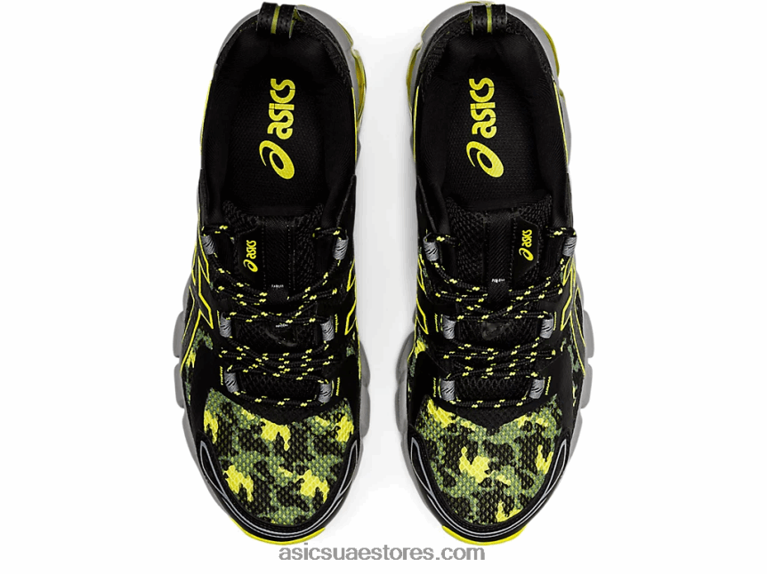 Asics أسود / حامض يوزو جل الكم 180 2N24DJ1264