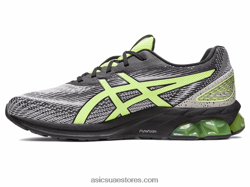 Asics أسود / أخضر ليموني هلام الكم 180 السابع 2N24DJ126