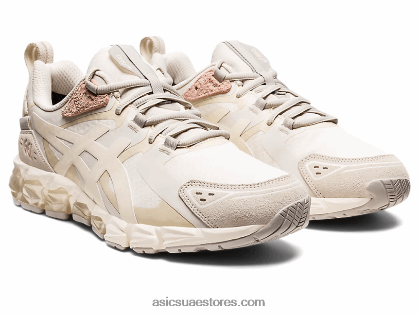 Asics دخان رمادي / كريم جل - كوانتم 180 جي تي اكس 2N24DJ1273