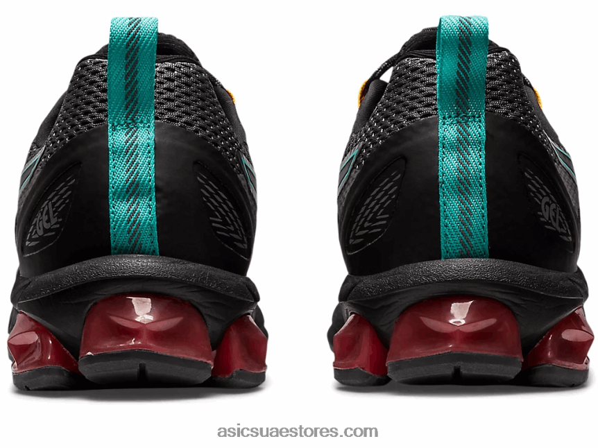 Asics رمادي فولاذي / أسود هلام الكم 180 السابع 2N24DJ131
