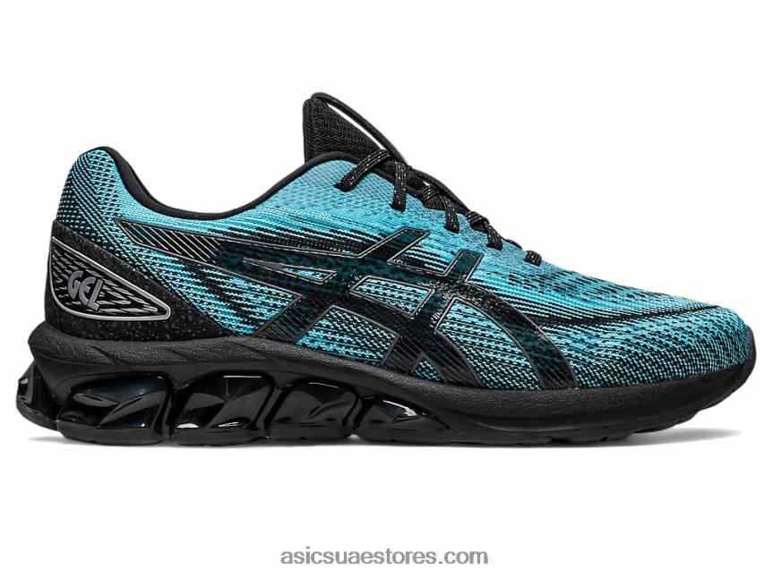 Asics مشرق سماوي / أسود هلام الكم 180 السابع 2N24DJ132