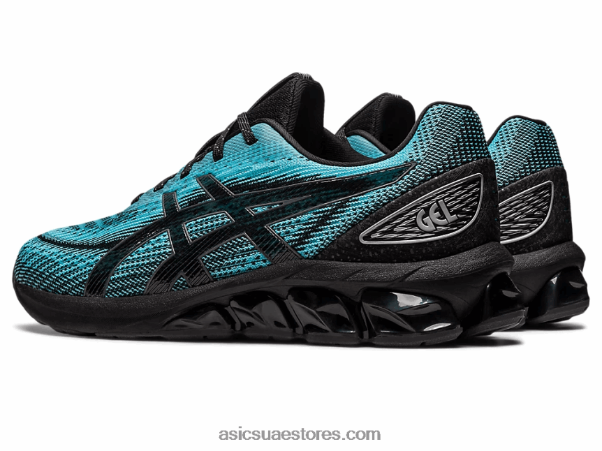 Asics مشرق سماوي / أسود هلام الكم 180 السابع 2N24DJ132