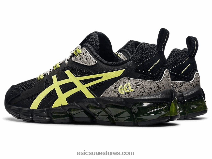 Asics أسود / أصفر توهج جل الكم 180 2N24DJ1544