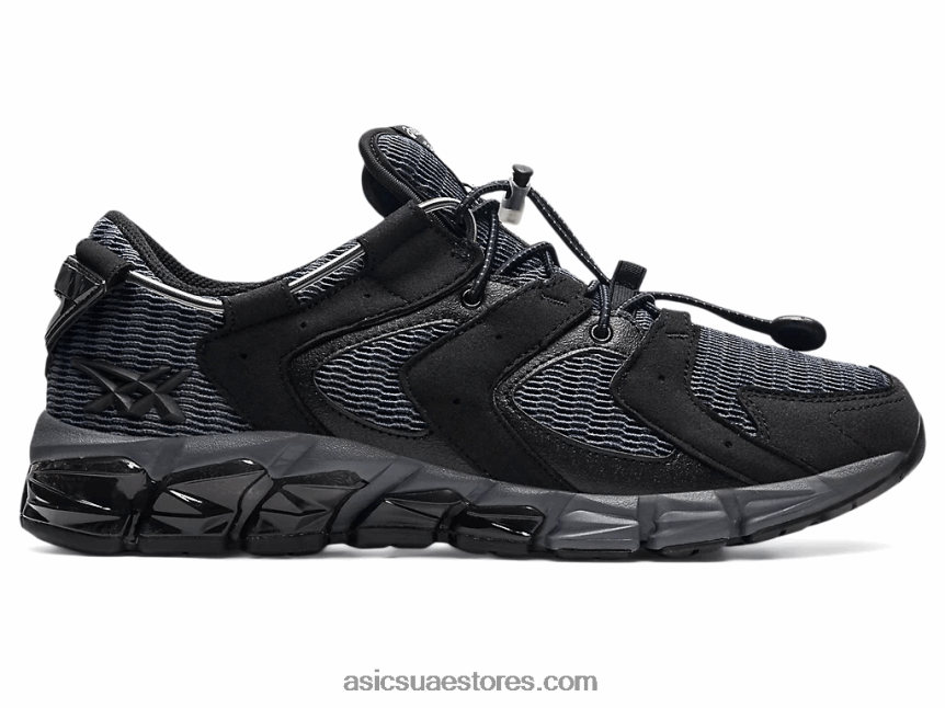 Asics أسود / رمادي الناقل جل الكم 180 إعادة 2N24DJ1659