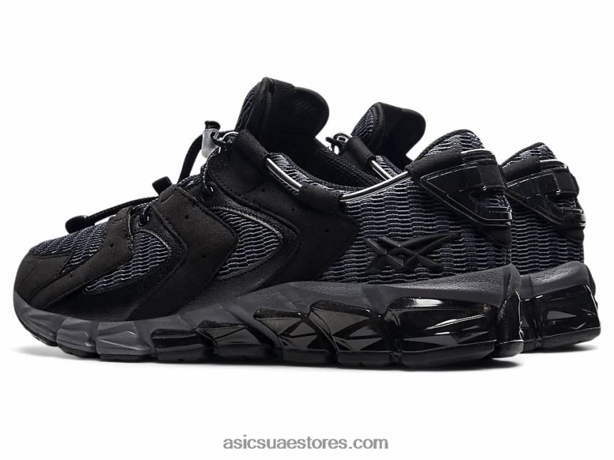 Asics أسود / رمادي الناقل جل الكم 180 إعادة 2N24DJ1659