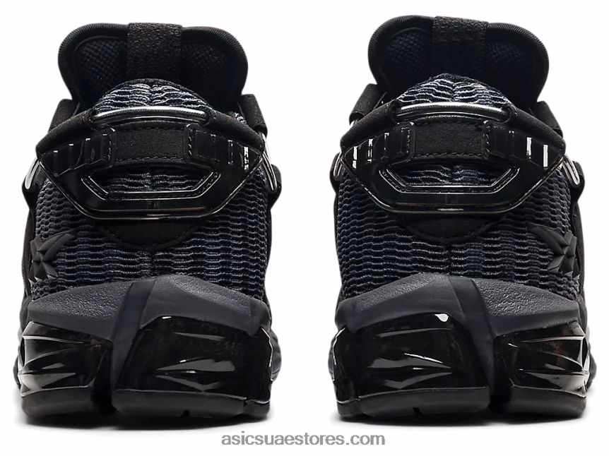 Asics أسود / رمادي الناقل جل الكم 180 إعادة 2N24DJ1659