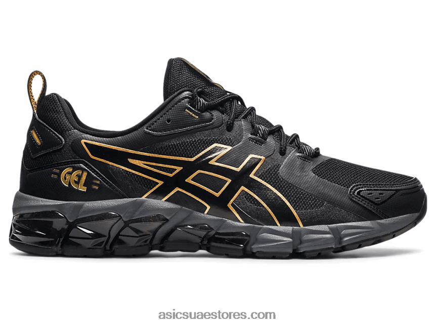 Asics أسود / ذهب خالص جل الكم 180 2N24DJ1814