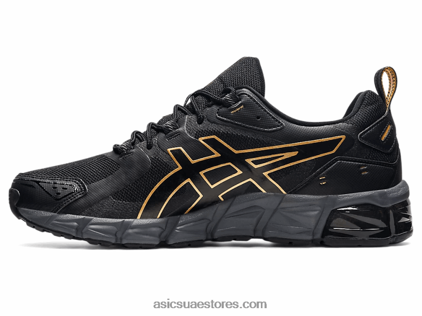 Asics أسود / ذهب خالص جل الكم 180 2N24DJ1814