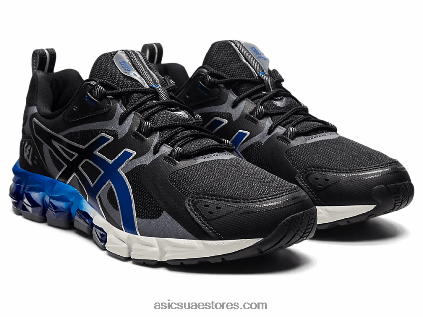 Asics أسود / موناكو أزرق جل الكم 180 2N24DJ1855