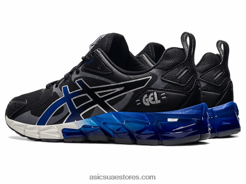 Asics أسود / موناكو أزرق جل الكم 180 2N24DJ1855