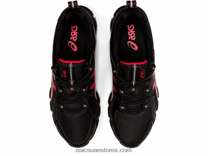 Asics أسود / أحمر كهربائي جل الكم 180 2N24DJ1875