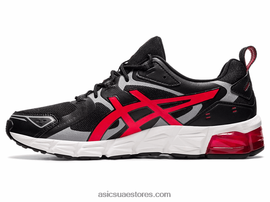Asics أسود / أحمر كلاسيكي جل الكم 180 2N24DJ1959