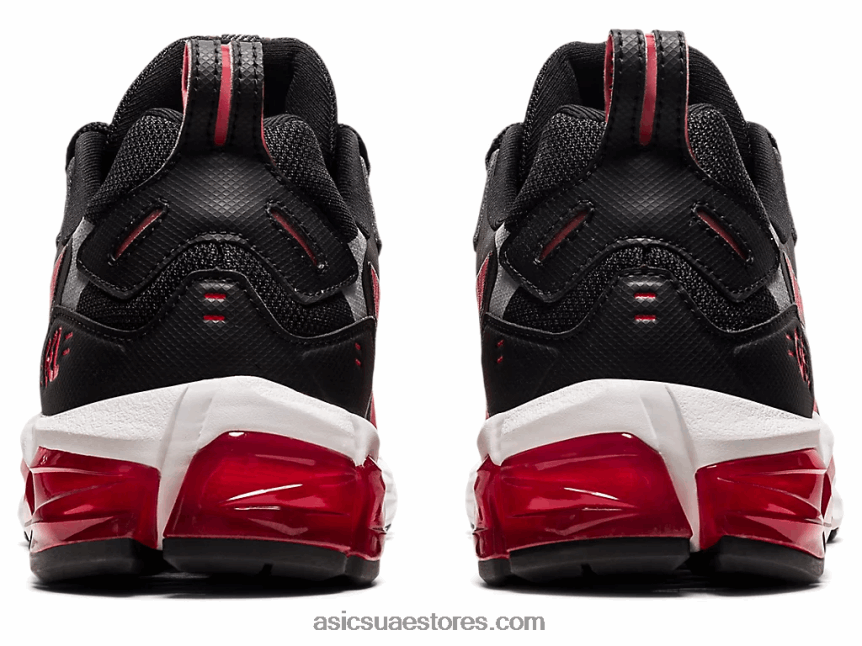 Asics أسود / أحمر كلاسيكي جل الكم 180 2N24DJ1959